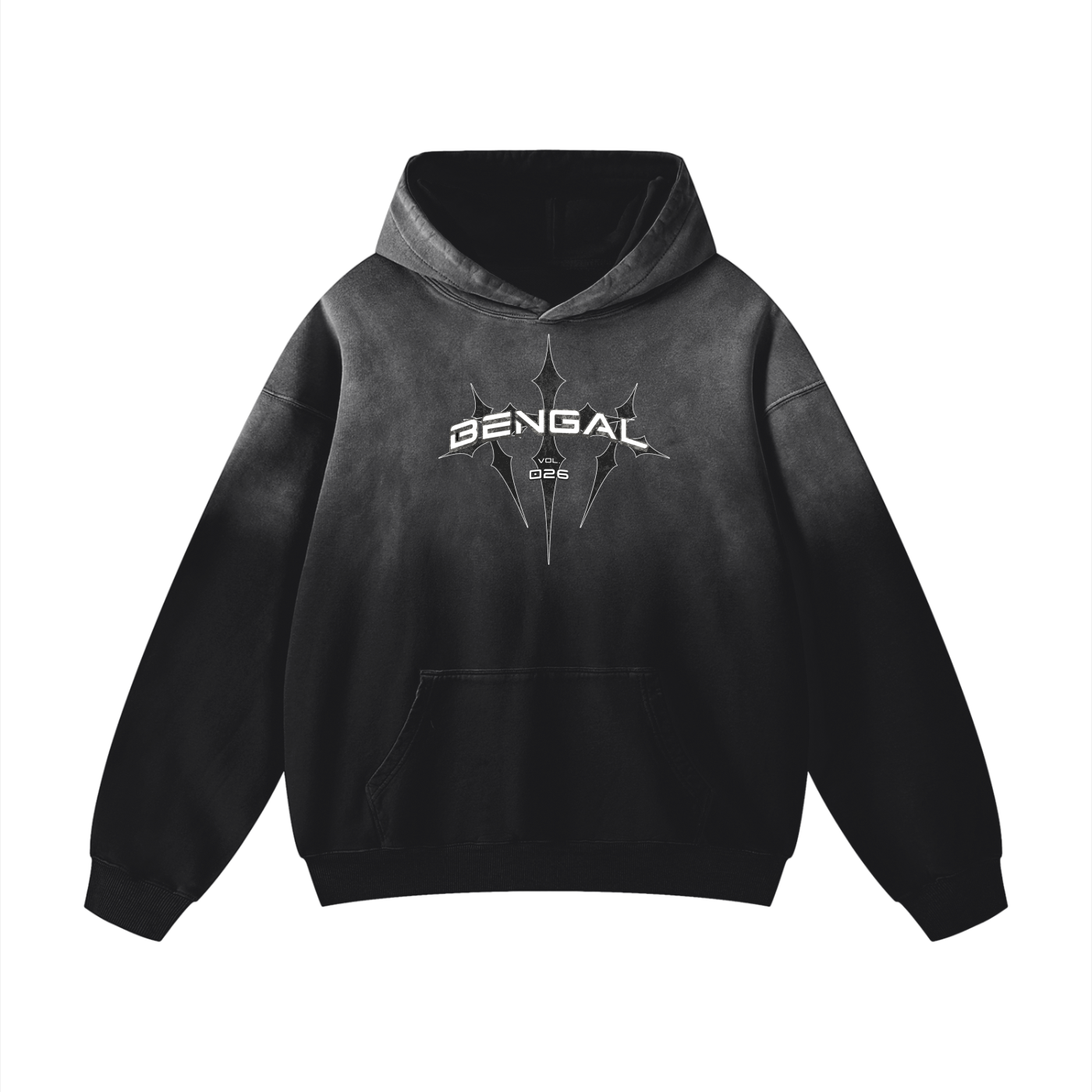 Heavyweight Sun fade Oversized Hoodie (Alternate Logo)